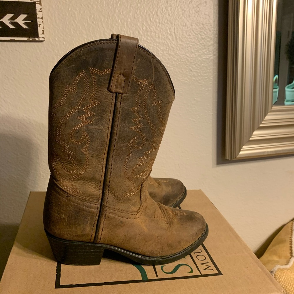 Smokey Mountain Cowboy Boots size 1